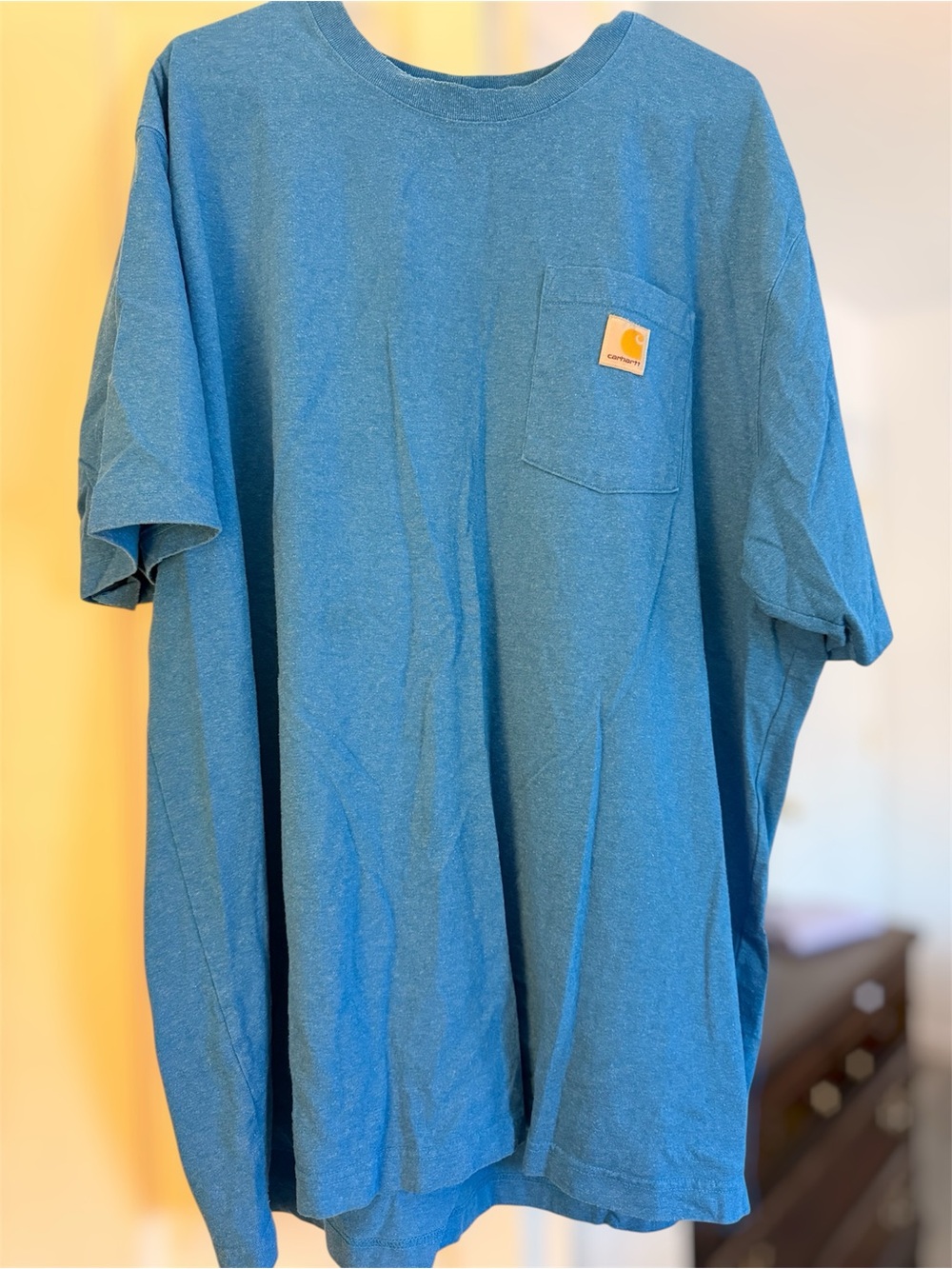 Carhartt Teal Blue Short-Sleeve Pocket Tee